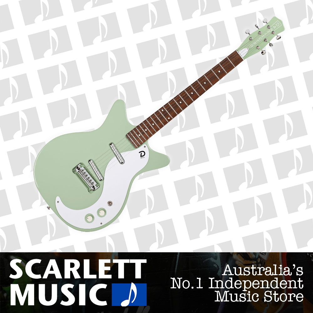Danelectro '59M NOS+ Electric Guitar Keen Green — view 2