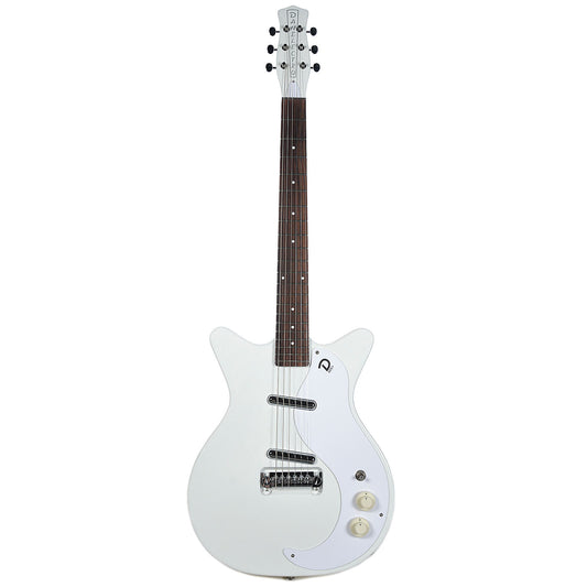 Danelectro '59M NOS + Double Cutaway Electric Guitar Aged White