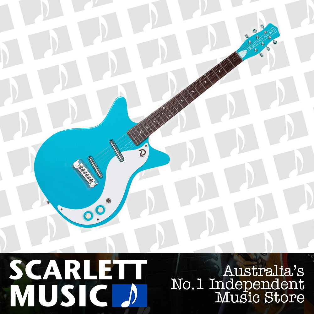 Danelectro '59M NOS + Electric Guitar Baby Blue — view 2
