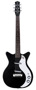 Danelectro '59M NOS + Electric Guitar Black Gloss — view 2