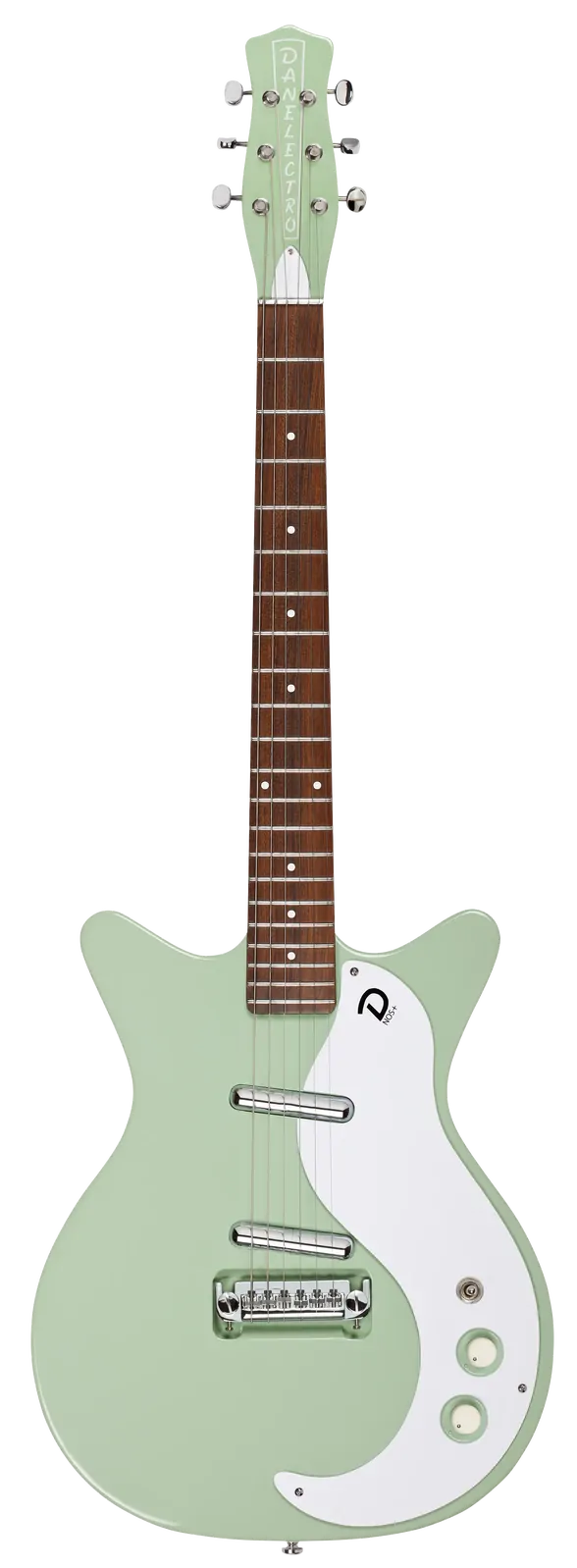 DANELECTRO '59M NOS+ Electric Guitar - Keen Green — view 2