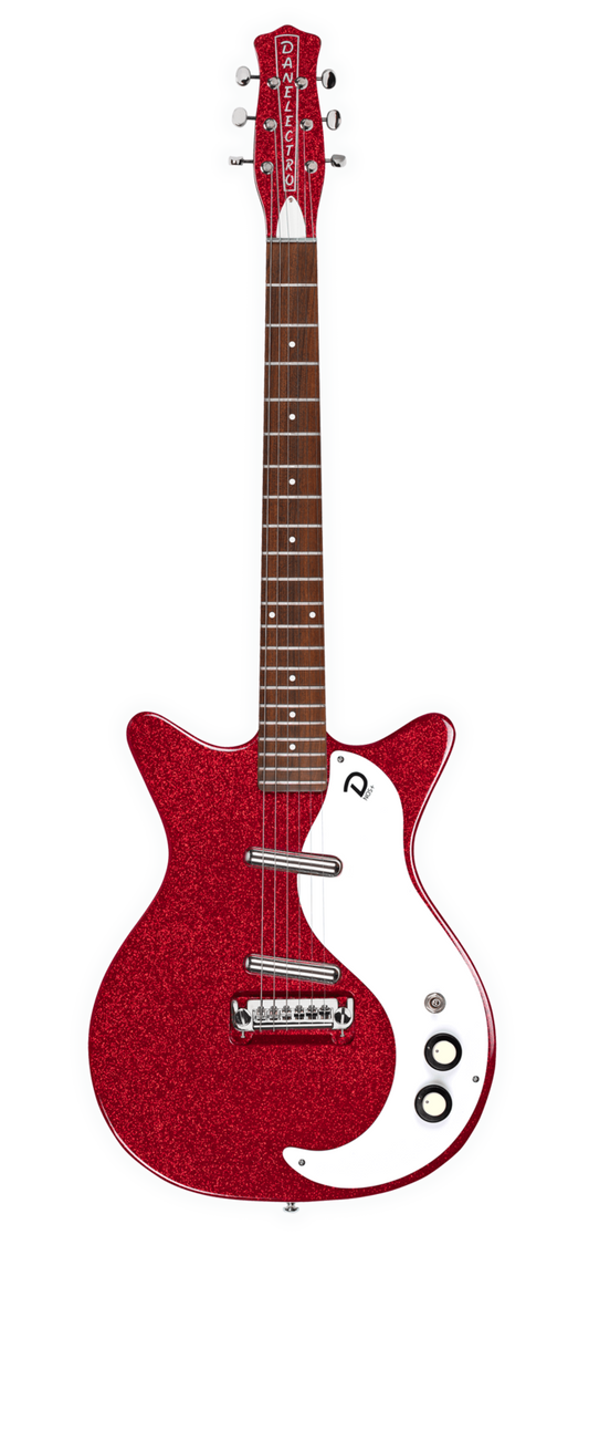 Danelectro '59M NOS+ Electric Guitar Red Metal Flake