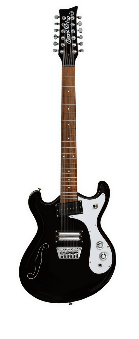 Danelectro '66 12 String Electric Guitar Black