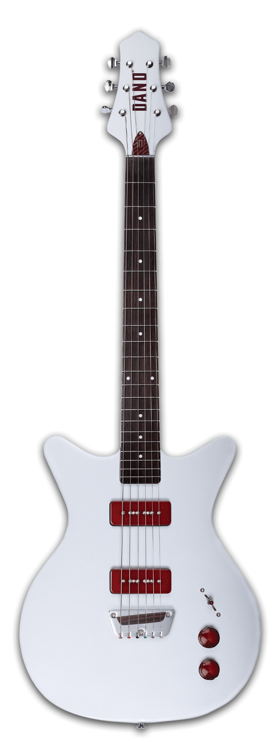 Danelectro Dan O. Mano Electric Guitar Silver