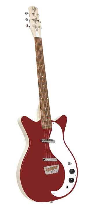 Danelectro Stock 59 Electric Guitar in Red — view 4