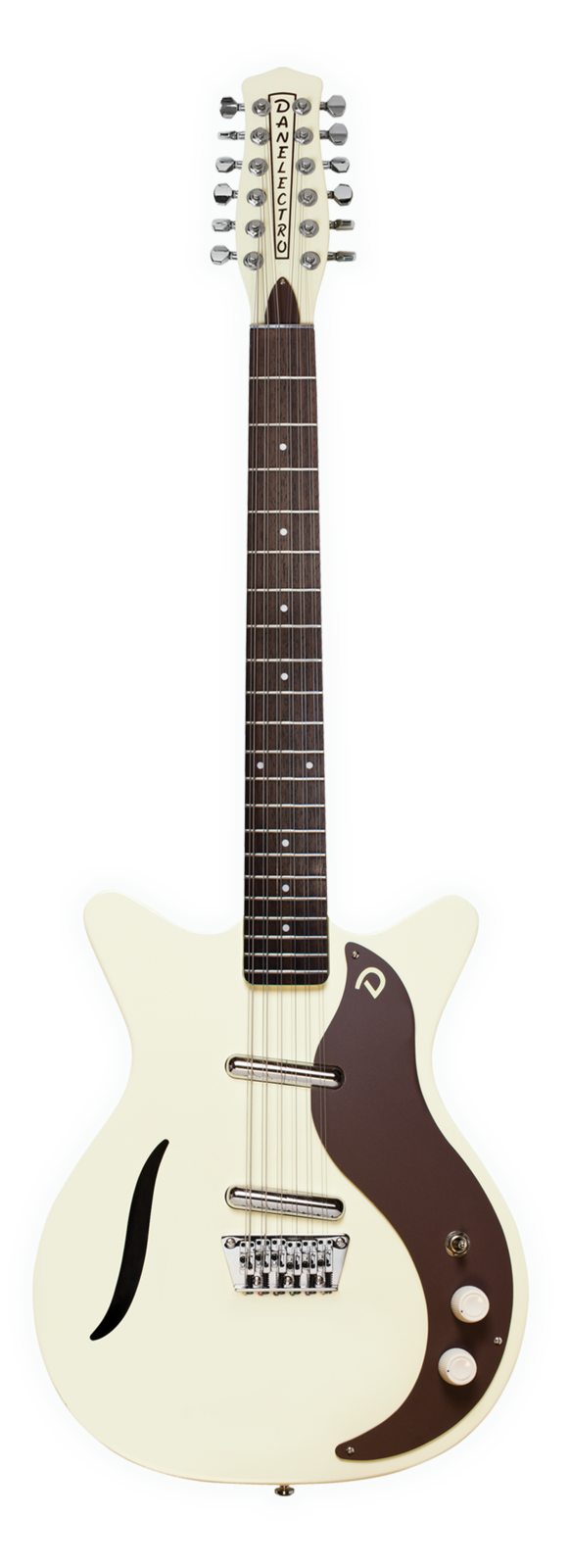 Danelectro Vintage White 12 String Electric Guitar