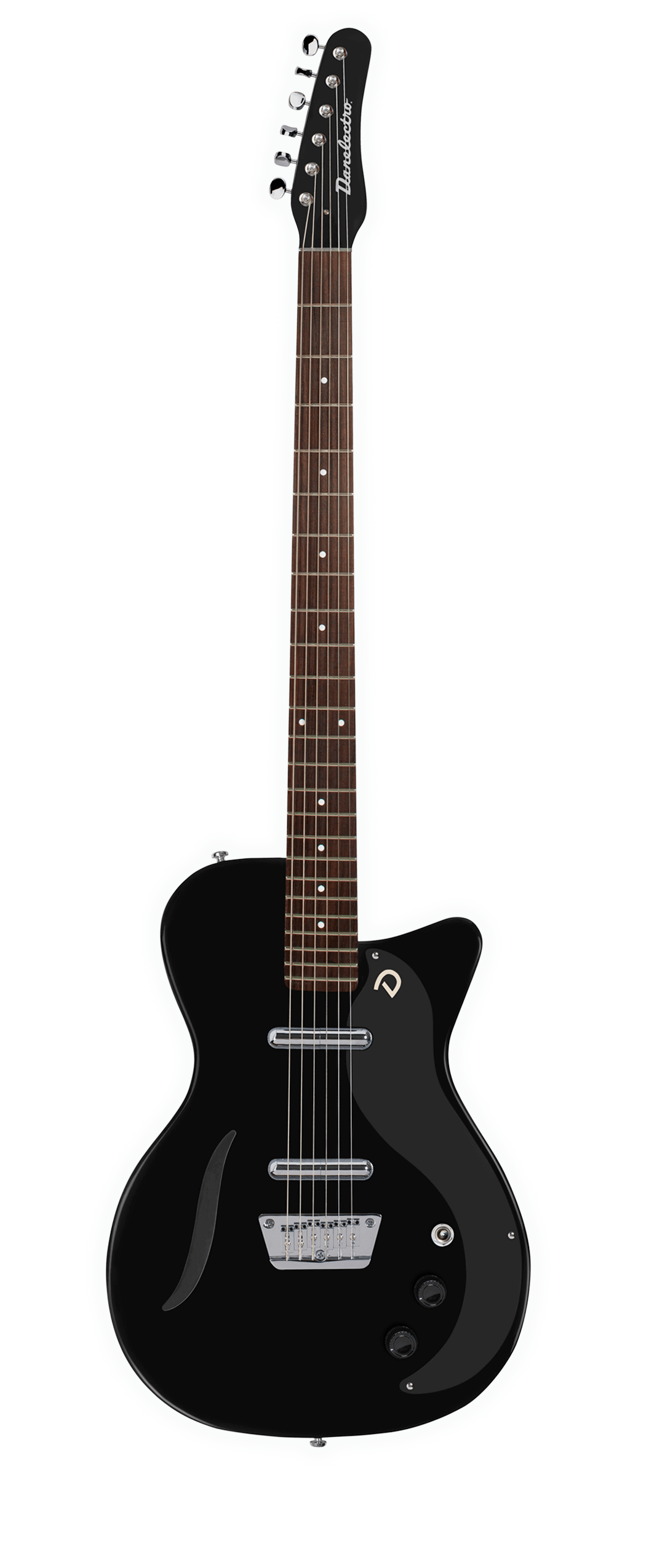 DAN ELECTRO Danelectro Baritone Electric Guitar - Black
