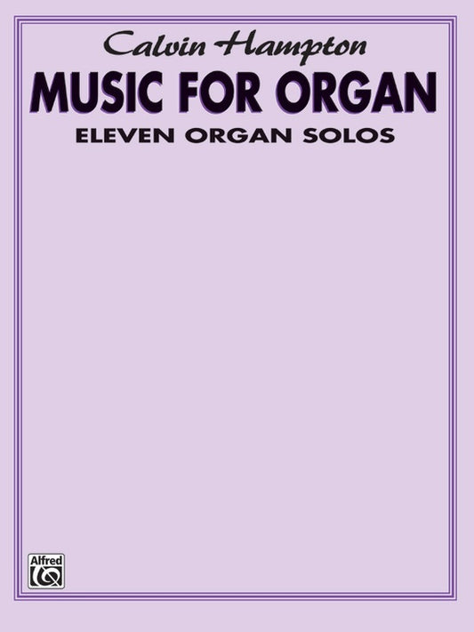 Music For Organ