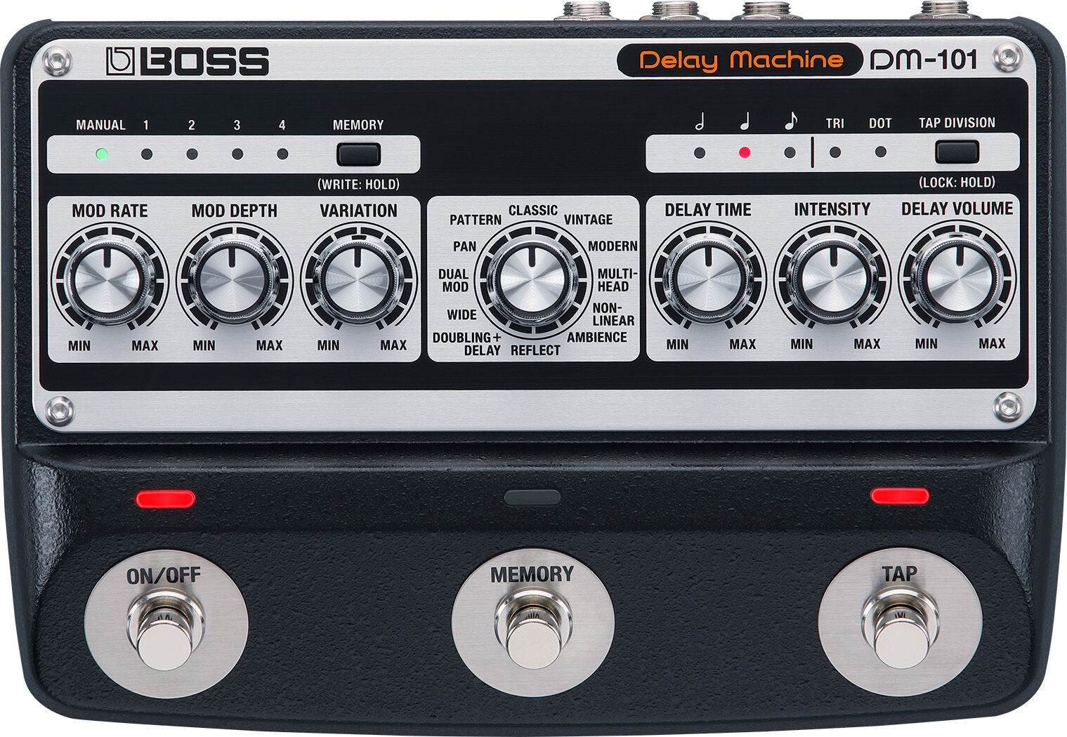 BOSS DM-101 Analog Delay Pedal - 12 Modes, Stereo Output, 100% Analog Signal Processing — view 2