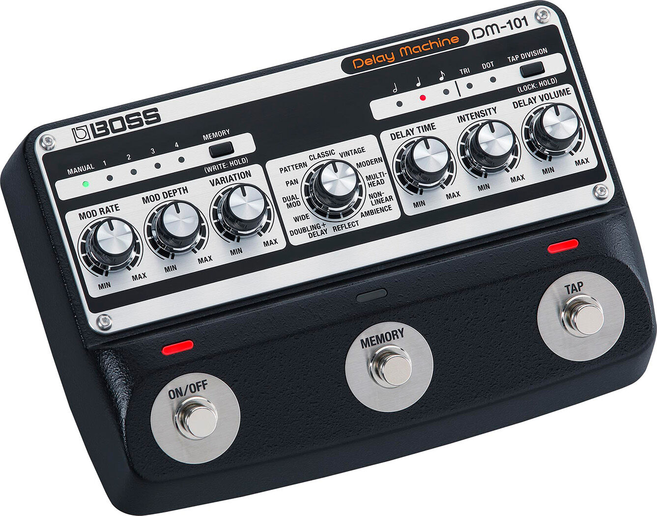 BOSS DM-101 Analog Delay Pedal - 12 Modes, Stereo Output, 100% Analog Signal Processing — view 3