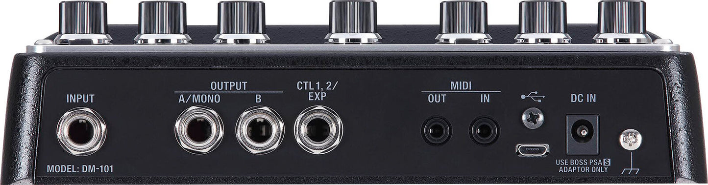 BOSS DM-101 Analog Delay Pedal - 12 Modes, Stereo Output, 100% Analog Signal Processing — view 4