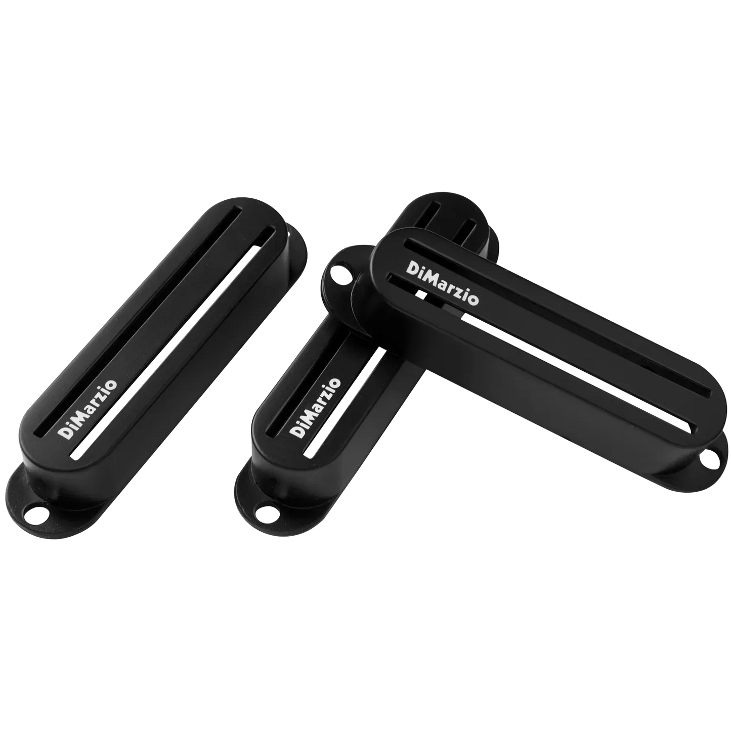 DiMarzio DM12B Fast Track Pickup Cover Black for Twin Blade Single Coil (Single)