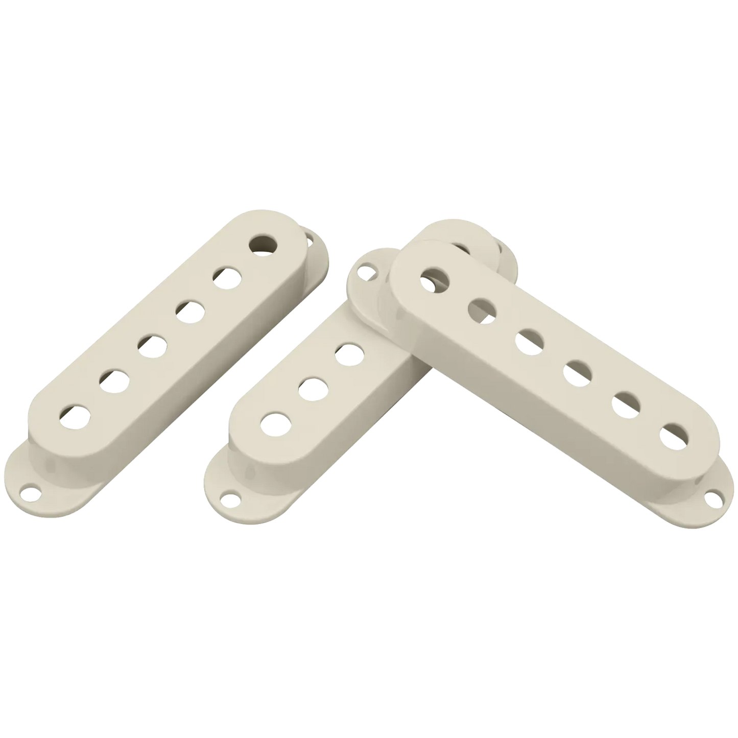 DiMarzio Pickup Cover Large Single Coil Size Aged White