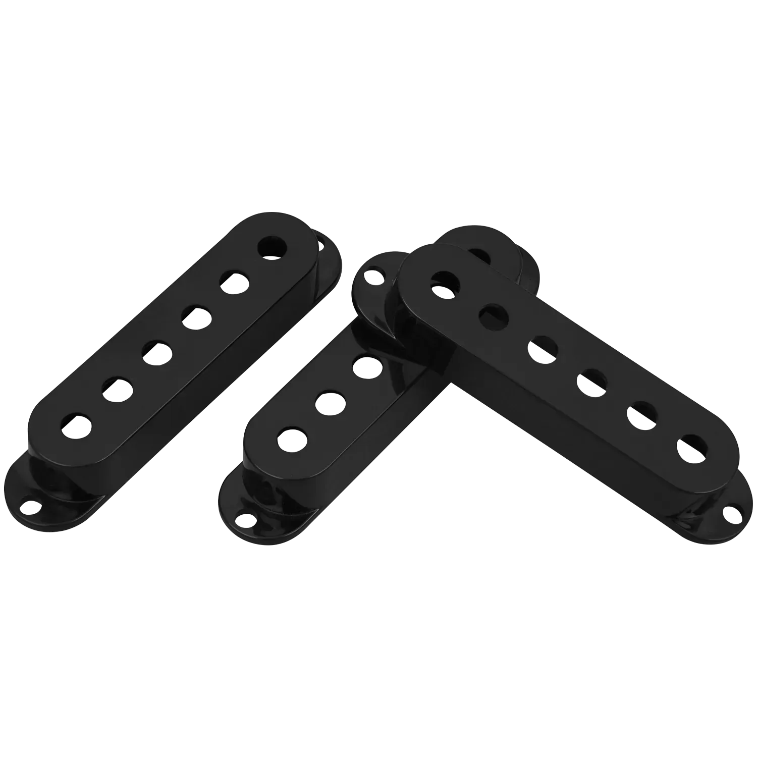DiMarzio DM20B Pickup Cover Single Coil Large Black (Single)