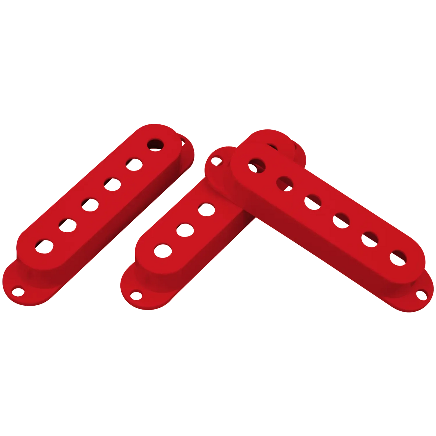 Dimarzio DP20 Red Pickup Cover for Large Single Coil