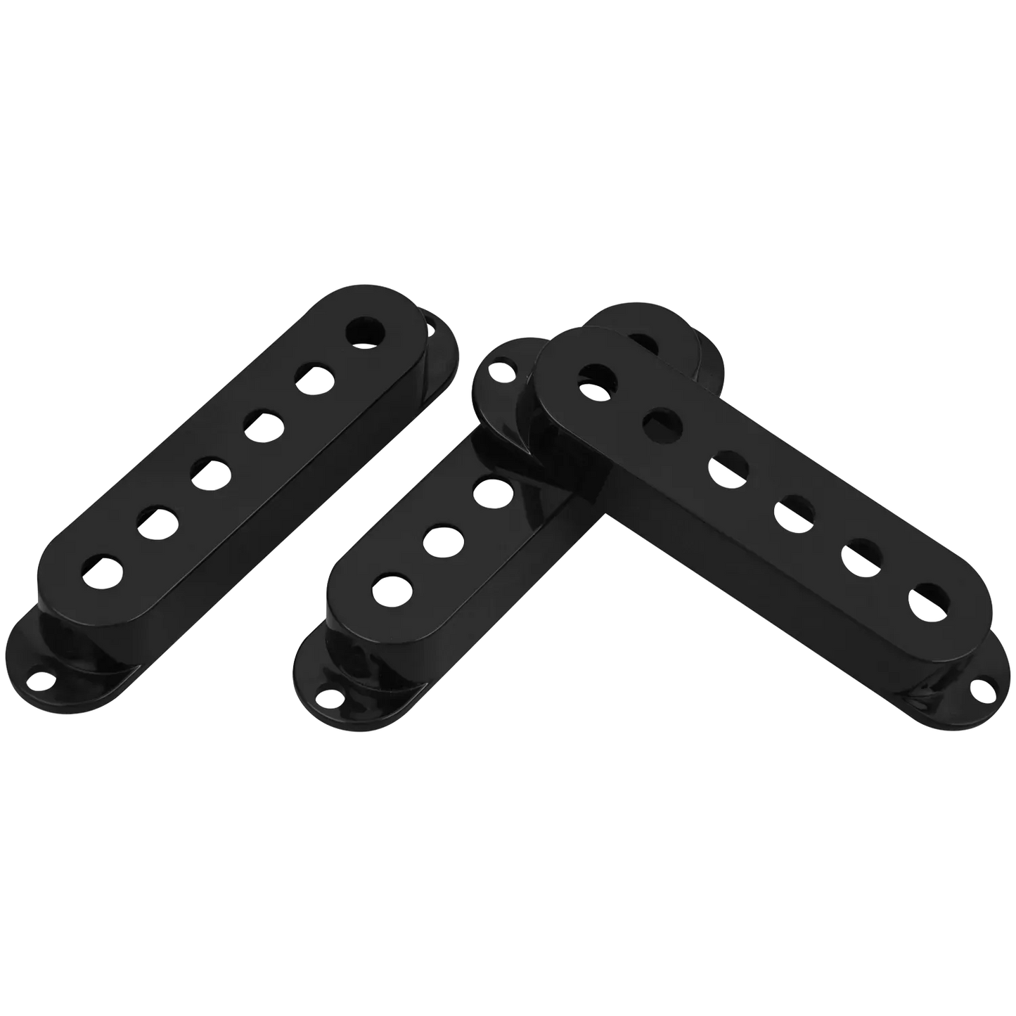 DiMarzio DM25B Black Single Coil Pickup Cover (Single)