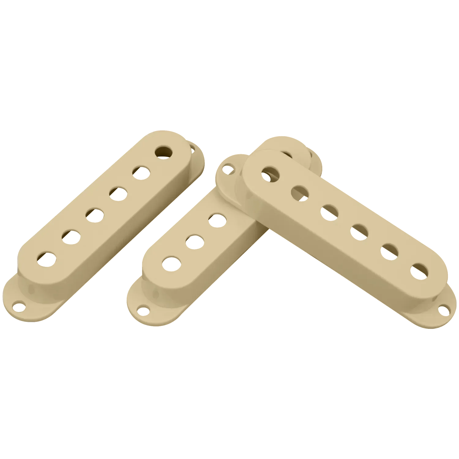 Dimarzio DM25C Cream Pickup Cover for Guitar Pickups (Single)