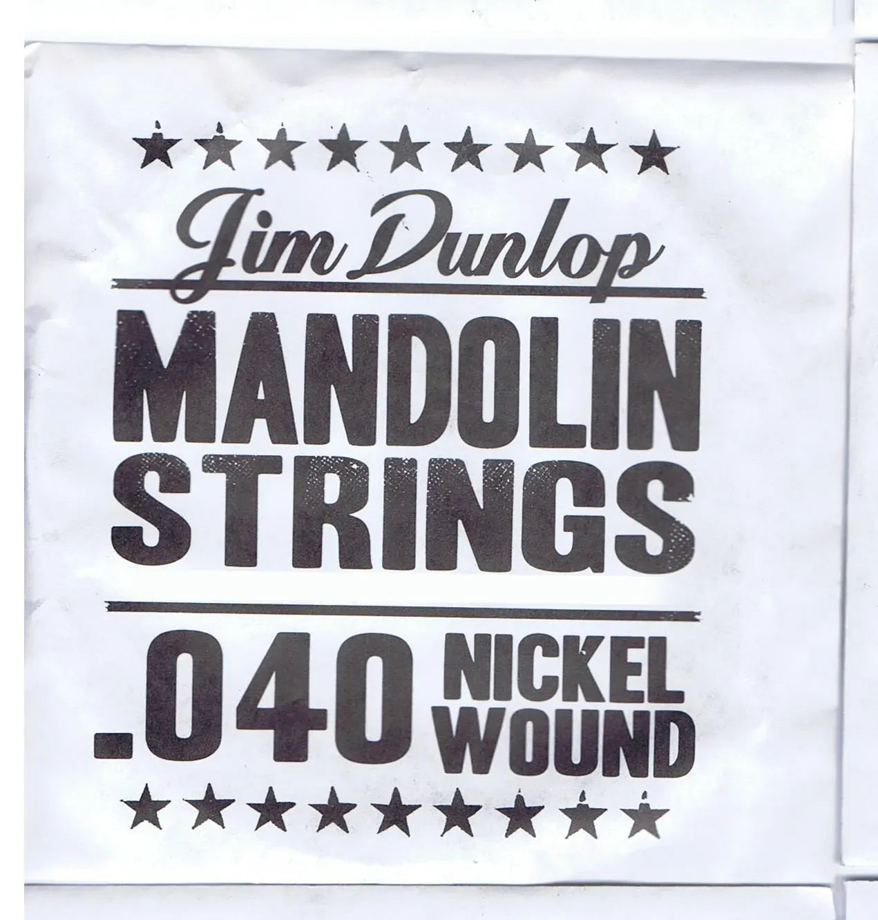 Jim Dunlop Dunlop .040 Mandolin Single Nickel Wound String N/W Loop End