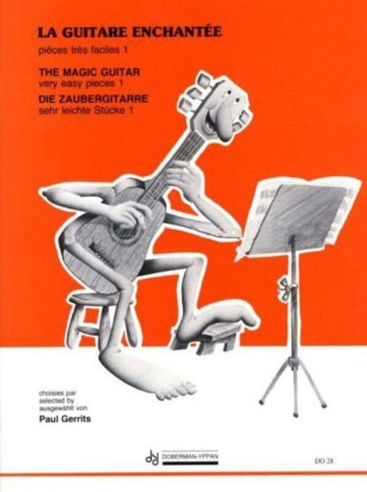 The Magic Guitar Vol 1 by Ed Gerrits - Easy Pieces for Classical Guitar