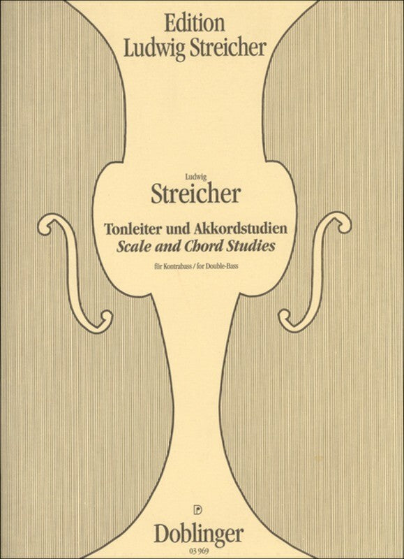 Streicher - Scale And Chord Studies Double Bass (Softcover Book)