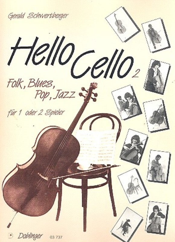 Hello Cello Book 2 Folk Blues Pop And Jazz Book