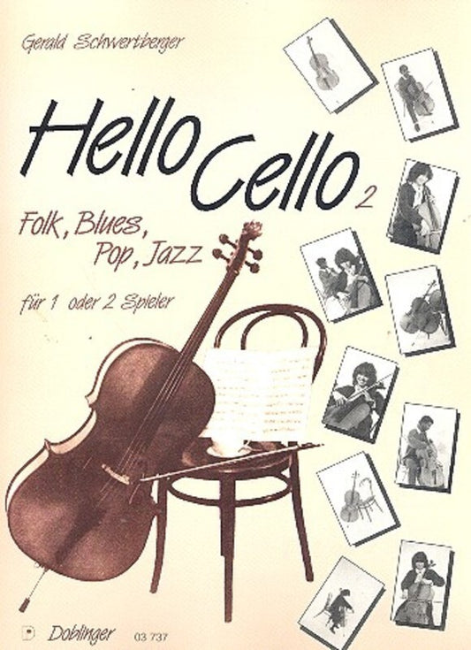 Hello Cello Book 2 Folk Blues Pop And Jazz Book