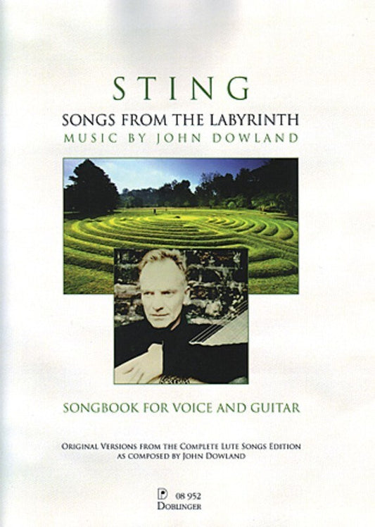 Sting Songs From The Labyrinth Voc/Guitar Book