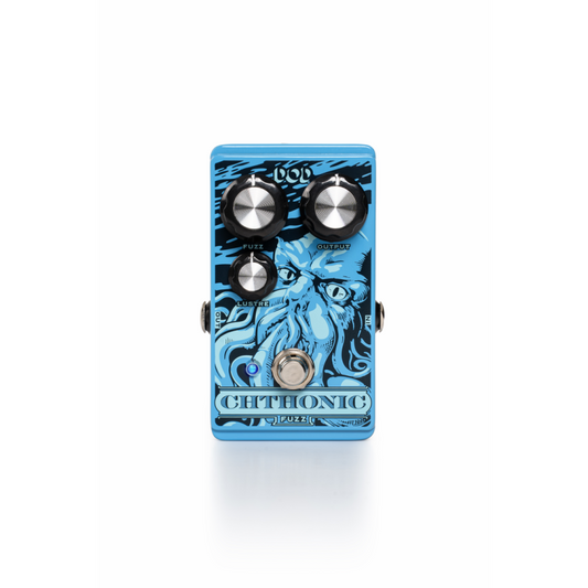 DigiTech DOD Chthonic Fuzz Pedal with True Bypass and 9V Power Supply