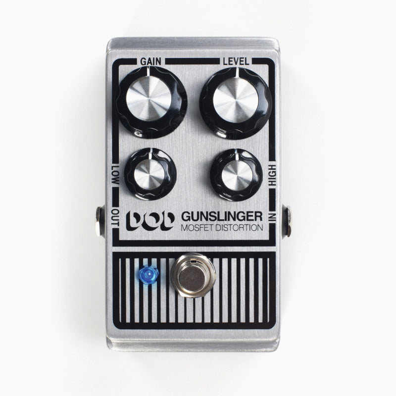 DOD Gunslinger Distortion Pedal with True Bypass and Independent Controls