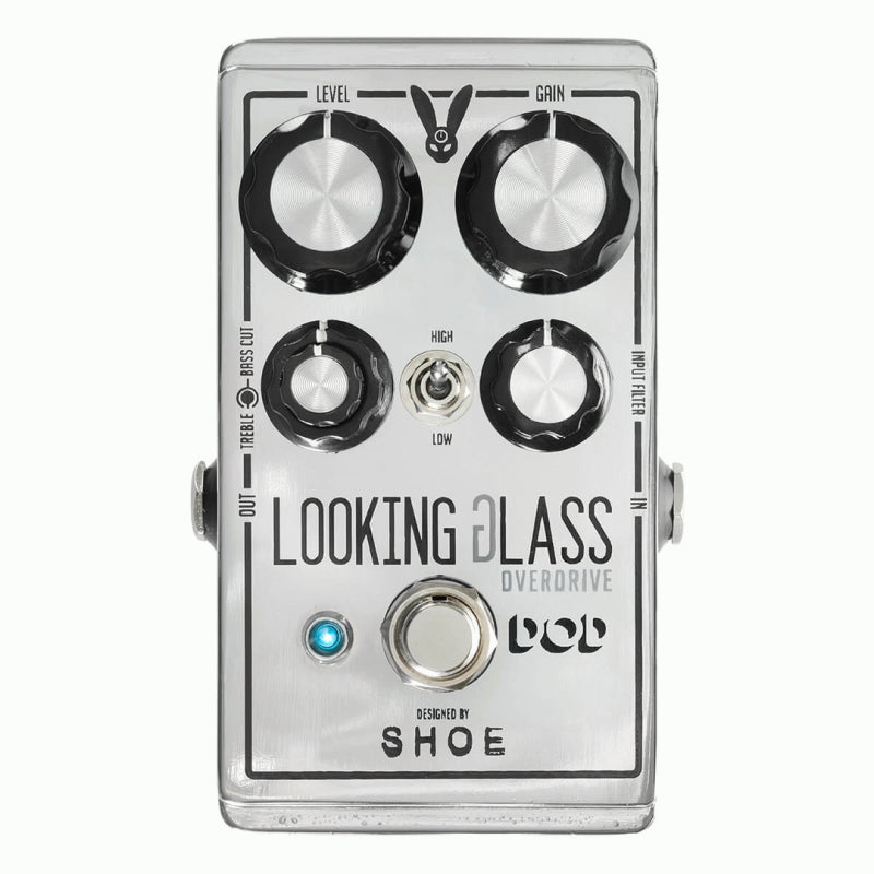 Digitech DOD Looking Glass Drive Pedal with Dual Gain Stages and EQ Controls