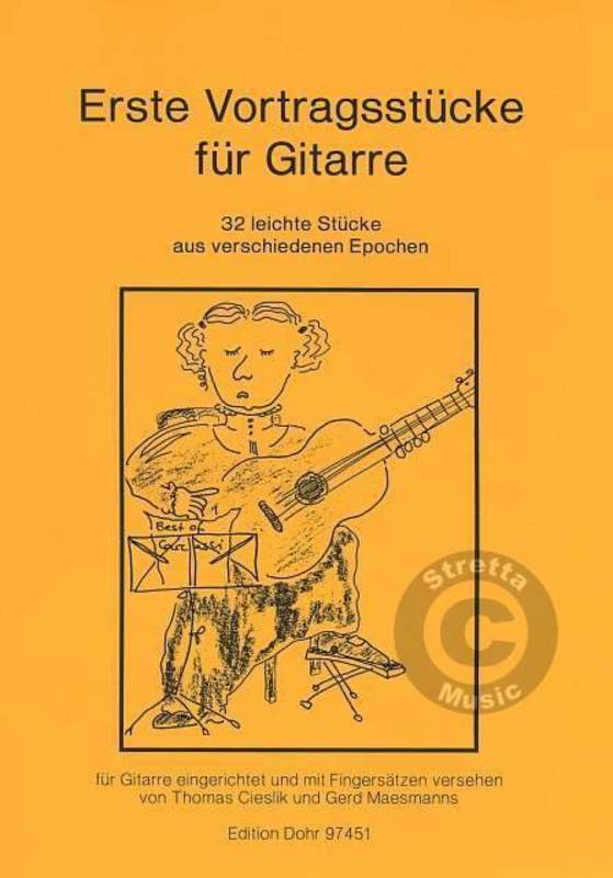 Erste Vortragsstucke Fur Gitarre Book