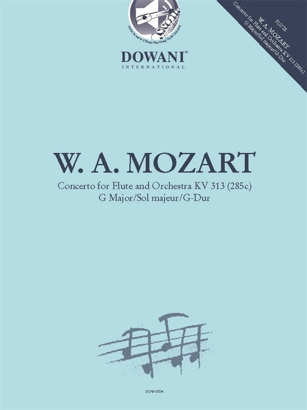 Mozart - Concerto G Major K 313 Flute/Piano Bk/Ola Sftcvr/Online Audio (Flute)