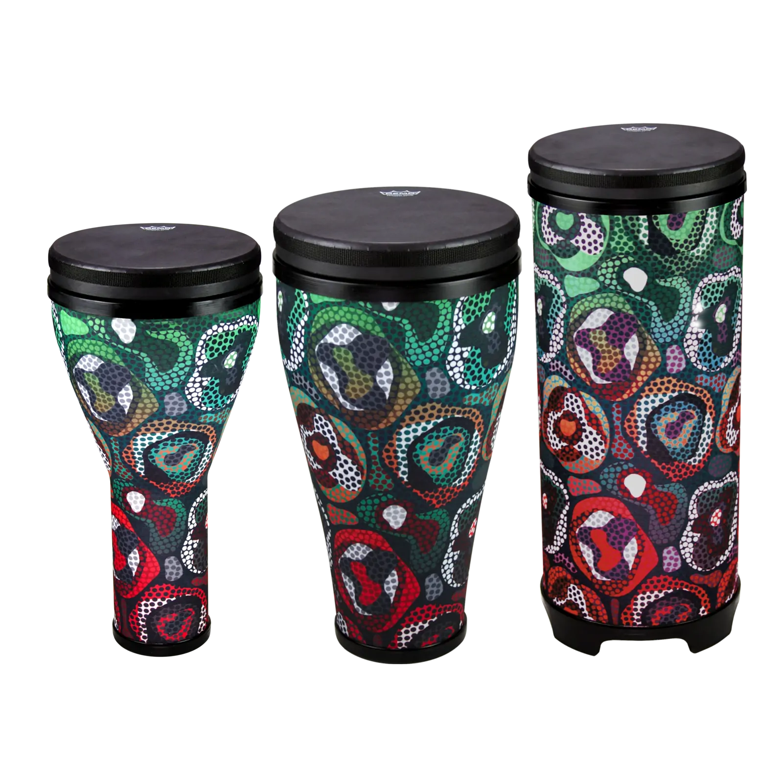 Remo 10 Inch Festival Pack Tribal Green