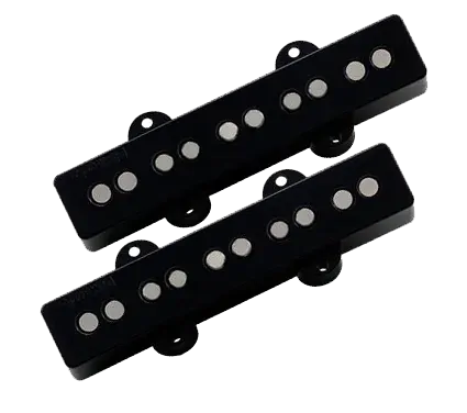DiMarzio Area J-5 Bass Pickup Set 5 String Matched Neck & Bridge Black