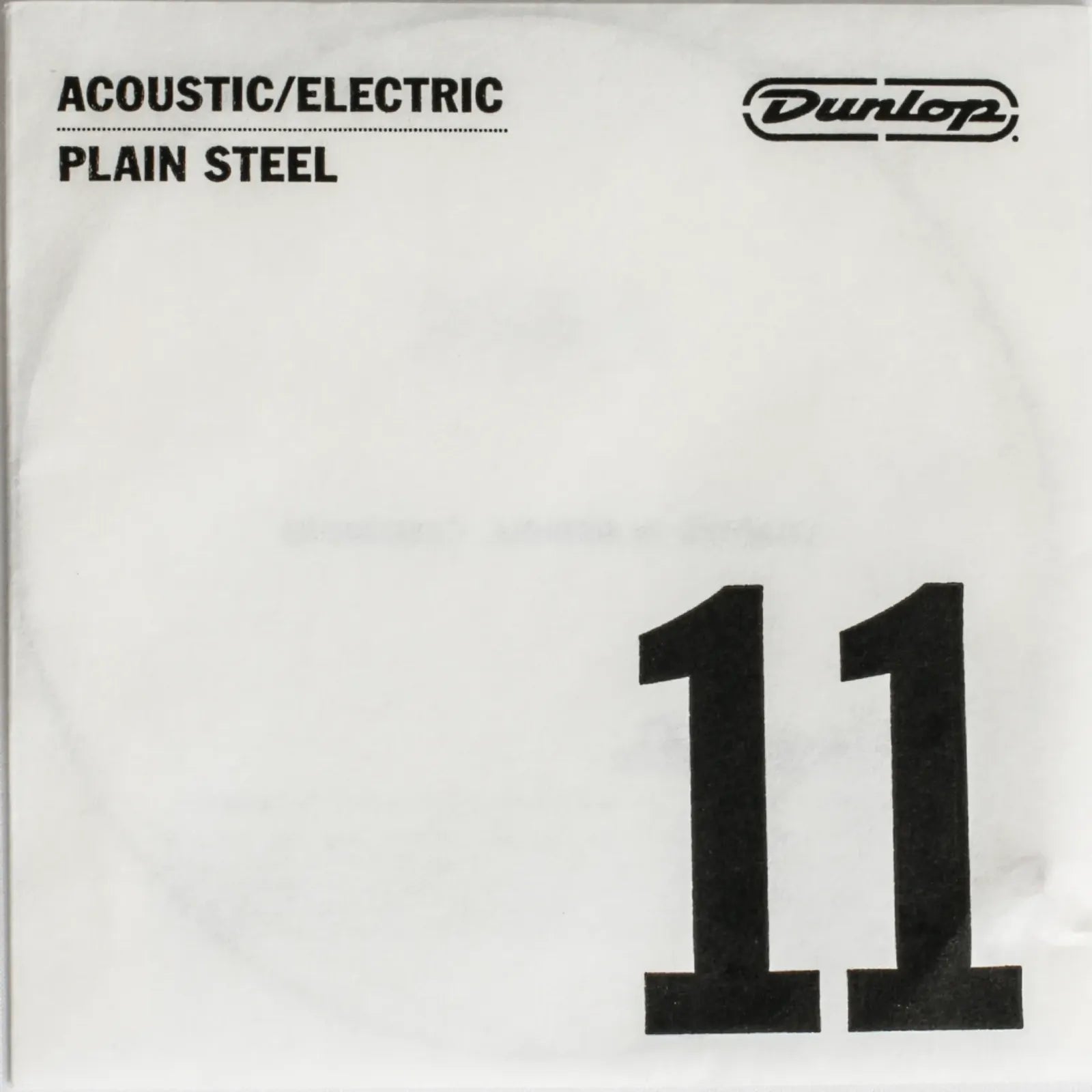 Jim Dunlop .011 Electric Guitar Single Plain Steel String - Model DPS011