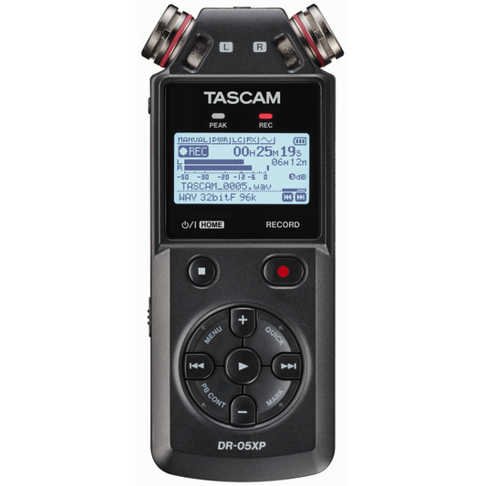 TASCAM DR-05XP 2-Channel 32-Bit Float Handheld Recorder with USB-C Interface