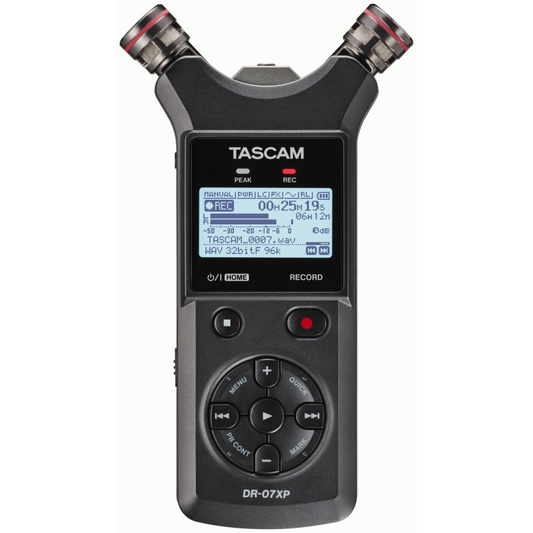 TASCAM DR-07XP 2-Channel 32-Bit Float Portable Recorder with USB-C Interface