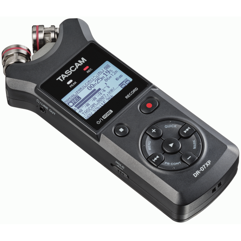 TASCAM DR-07XP 2-Channel 32-Bit Float Portable Recorder with USB-C Interface — view 3