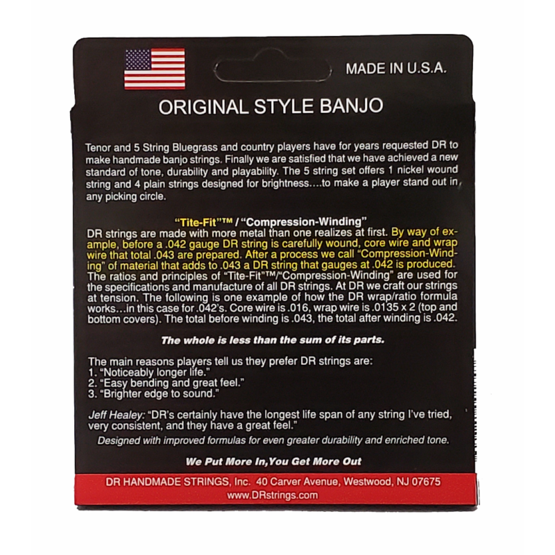 DR Banjo Tenor Strings Set - 10, 14, 23, 31 — view 3