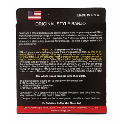 DR Banjo Tenor Strings Set - 10, 14, 23, 31 — view 3