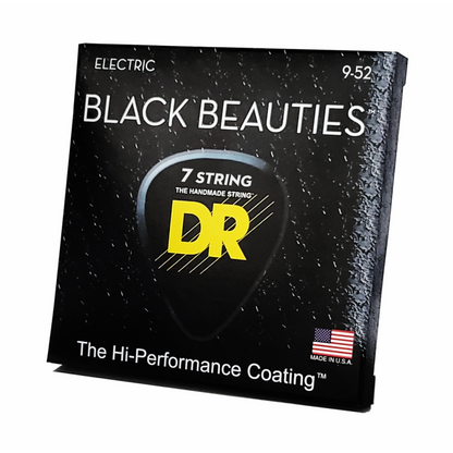 DR Black Beauties 7-String Light Electric Guitar Strings 9-52 — view 2