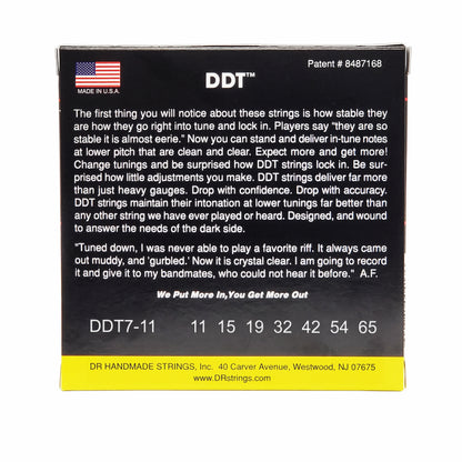 DR DDT Drop Down Tuning Electric Guitar Strings 7-String Heavy 11-65 — view 3