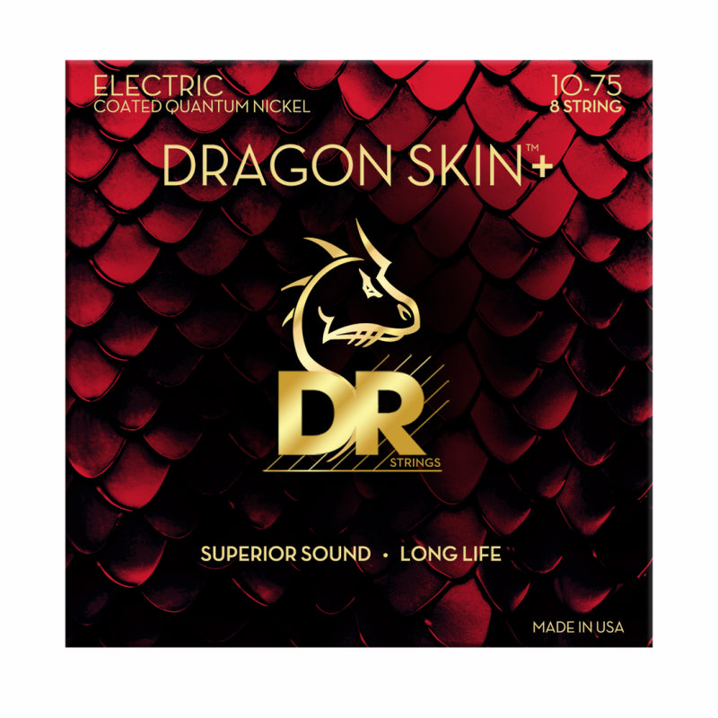 DR Dragon Skin+ Electric Guitar 8 String 10-75 Strings