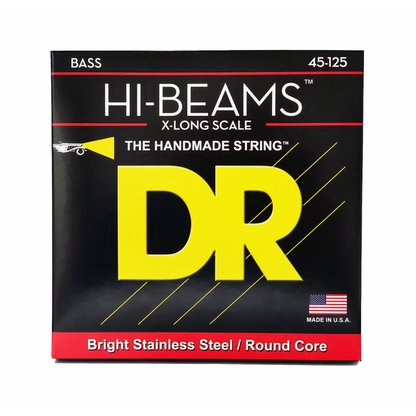 DR Hi-Beam Stainless Steel 5-String Bass Strings 45-125 X-Long Scale