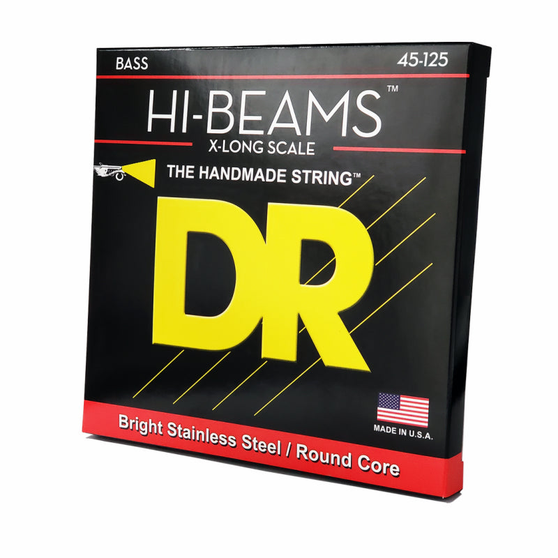 DR Hi-Beam Stainless Steel 5-String Bass Strings 45-125 X-Long Scale — view 2