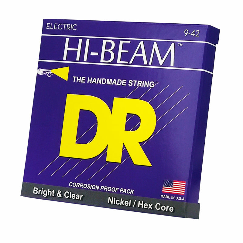 DR Hi-Beam Nickel Plated Electric Guitar Strings Light 9-42 — view 2