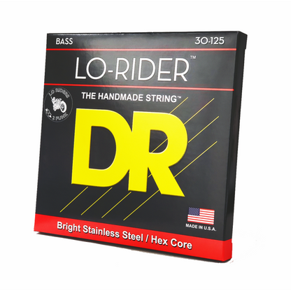 DR Lo-Rider Stainless Steel Bass Strings 6-String Medium 30-125 — view 2
