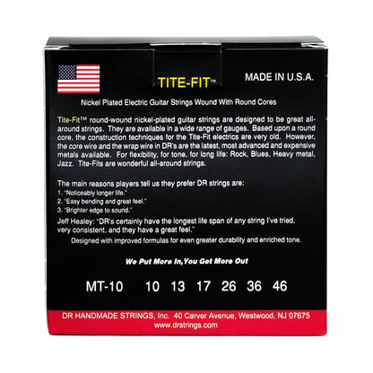Dr Tite-Fit Nickel Plated Electric Guitar Strings Medium 10-46 — view 3