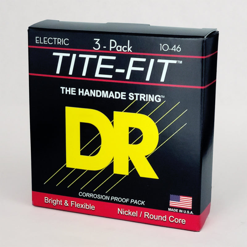Dr Tite-Fit Nickel Plated Electric Guitar Strings Medium 10-46 — view 2
