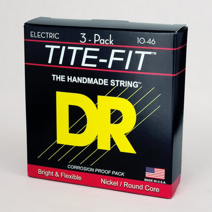 Dr Tite-Fit Nickel Plated Electric Guitar Strings Medium 10-46 — view 2